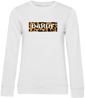 Est. 2013 - Dames Sweaters Panter Block Sweater - Wit - Maat XS