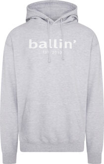 Est. 2013 - Heren Hoodies Basic Hoodie - Grijs - Maat S