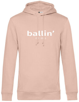 Est. 2013 - Heren Hoodies Basic Hoodie - Roze - Maat L