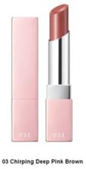 est Pure Clarity Moist Lipstick Limited Edition 03 Chirping Deep Pink Brown