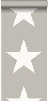 ESTAhome behang sterren warm grijs - 53 cm x 10,05 m - 128702