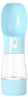 Et Fles Hond Water Feeder Kom Draagbare Water Voedsel Fles Huisdieren Outdoor Reizen Drinken Hond Kommen Water Kom Voor Honden Blauw