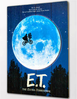 Et - Wooden Poster / Movies And Tv Shows