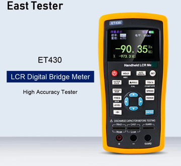 ET430 Multifunction Handheld LCR Digital Bridge Meter High Precision Capacitance Inductance Resistance Meter Tester With USB