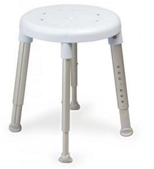 etac Douchekruk Etac Easy Aangepast Sanitair Rond in Hoogte Verstelbaar Licht Blauw (draagvermogen tot 150 kg) Lichtblauw