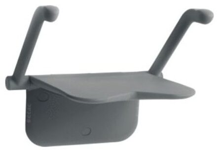 etac Douchezitting Etac Relax met Armsteunen 39x45 cm voor Muurbevestiging Kunststof Grijs Etac