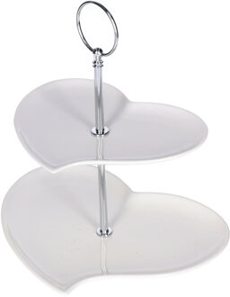 Etagere 2-laags hart 14/17cm