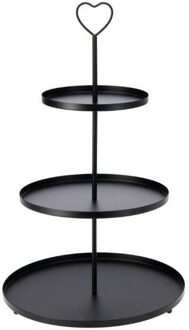 Etagere 30x30x48cm Zwart