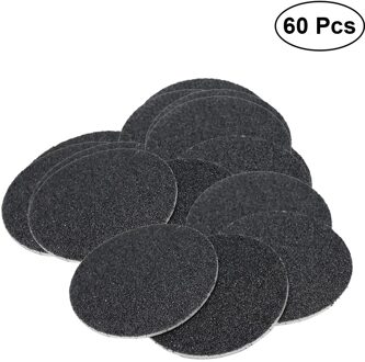 ETEREAUTY60Pcs Vervanging Schuurpapier Schijf Schijven Om Elektronische Foot File Eelt Remover Tool (Specificatie 100) wit
