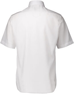 Eterna Korte mouw overhemden 4122 c181 - maat 44 (XL) Wit