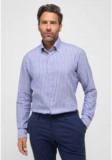 Eterna Lange mouw overhemden Blauw - 40 (M)
