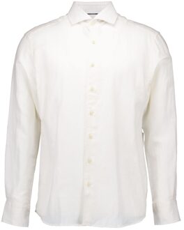 Eterna Lange mouw overhemden Wit - 44 (XL)