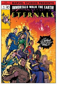Eternals Comic Cover Unisex T-Shirt - White - XS Wit