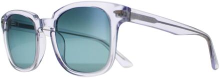 Ethan SS575002 glanzend kristal mineraal gepolariseerde blauwe zonnebril Transparant - One Size