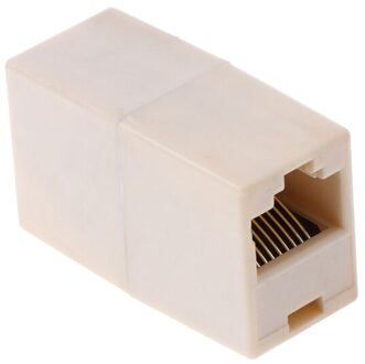 Ethernet Connector Adapter Voor RJ45 CAT5 CAT5E Netwerk