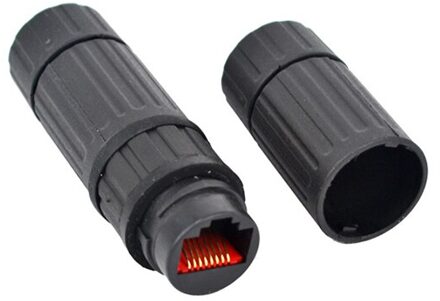 Ethernet Netwerk Lan RJ45 Vrouwelijke Aan Vrouwelijke IP68 Connector Adapter Waterdicht Stopcontact Sluit M16