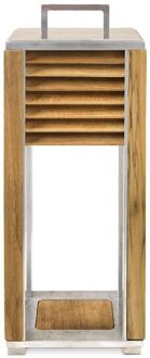 Ethimo Ginger Tafellamp - Teak - Aluminium Bruin