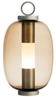 Ethimo Lucerna Oplaadbare Lantaarn - Aluminium - Fumé Bruin