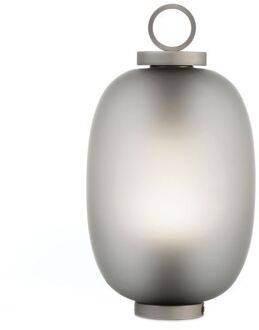 Ethimo Lucerna Oplaadbare Lantaarn - Aluminium - Mat licht antraciet Grijs