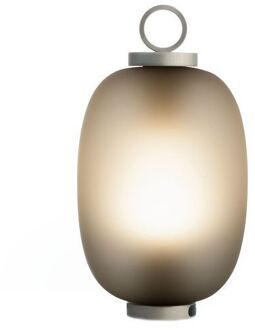 Ethimo Lucerna Oplaadbare Lantaarn - Messing - Mat Fumé Bruin