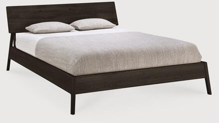 Ethnicraft Bed 'Air' Gevernist Eikenhout, 160 x 200cm, kleur Bruin - 160 x 200 cm