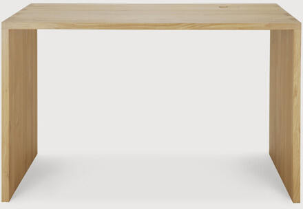 Ethnicraft Bureau 'U' Gevernist Eikenhout, 140 x 70cm, kleur Naturel - 140 x 70 cm