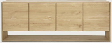 Ethnicraft Dressoir 'Nordic' Geolied Eikenhout, 210cm - 210 cm
