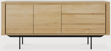 Ethnicraft Dressoir 'Shadow' Geolied Eikenhout, 180cm - 180 cm