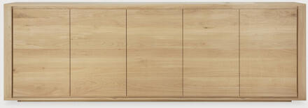 Ethnicraft Dressoir 'Shadow' Geolied Eikenhout, 250cm - 250 cm