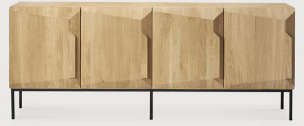 Ethnicraft Dressoir 'Stairs' Gevernist Eikenhout, 200cm - 200 cm