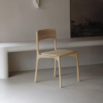 Ethnicraft Eetkamerstoel 'PI' Geolied Eikenhout