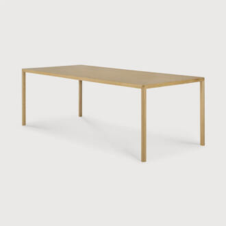 Ethnicraft Eettafel 'Air' Gevernist Eikenhout, 200 x 95cm - 200 x 95 cm