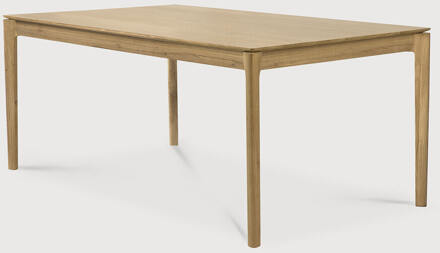 Ethnicraft Eettafel 'Bok' Geolied Eikenhout, 160 x 80cm - 160 x 80 cm