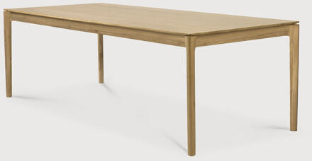 Ethnicraft Eettafel 'Bok' Geolied Eikenhout, 200 x 95cm - 200 x 95 cm