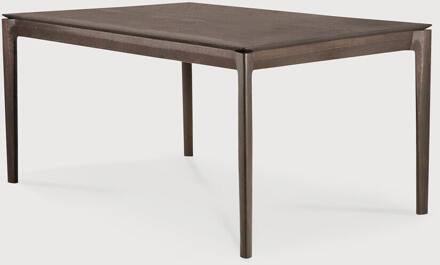 Ethnicraft Eettafel 'Bok' Gevernist Eikenhout, 140 x 80cm, kleur Bruin - 140 x 80 cm