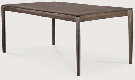 Ethnicraft Eettafel 'Bok' Gevernist Eikenhout, 160 x 80cm, kleur Bruin - 160 x 80 cm