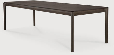 Ethnicraft Eettafel 'Bok' Gevernist Eikenhout, 240 x 100cm, kleur Bruin - 240 x 100 cm