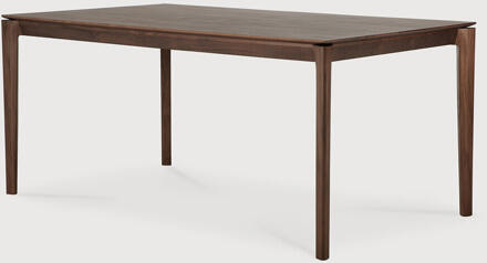 Ethnicraft Eettafel 'Bok' Gevernist Teakhout, 160 x 80cm Bruin - 160 x 80 cm