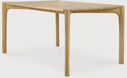 Ethnicraft Eettafel 'PI' Geolied Eikenhout, 160 x 80cm - 160 x 80 cm