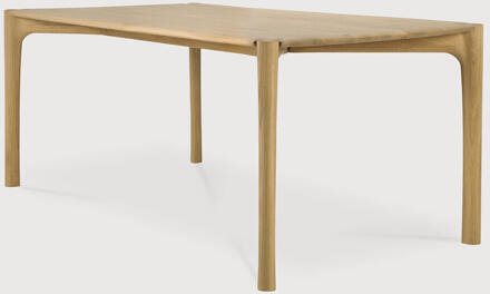 Ethnicraft Eettafel 'PI' Geolied Eikenhout, 200 x 95cm - 200 x 95 cm