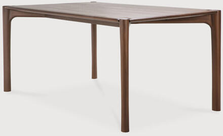 Ethnicraft Eettafel 'PI' Gevernist Teakhout, 200 x 95cm, kleur Bruin - 200 x 95 cm