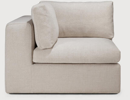 Ethnicraft Modulaire Bank 'Mellow' Hoek, kleur Ivory