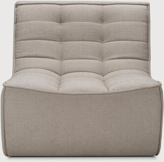 Ethnicraft Modulaire Bank 'N701' Eco, 1-zits, kleur Ecru