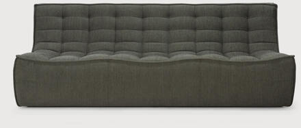 Ethnicraft Modulaire Bank 'N701' Eco, 3-zits, kleur Moss