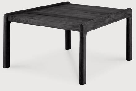 Ethnicraft Outdoor Bijzettafel 'Jack' Teakhout, 54 x 54cm, kleur Zwart