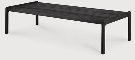 Ethnicraft Outdoor Salontafel 'Jack' Teakhout, 150 x 65cm, kleur Zwart - 150 x 60cm