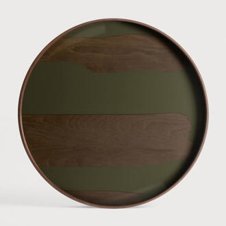 Ethnicraft Rond Dienblad 'Second Nature' 61cm, kleur Moss - 61 cm