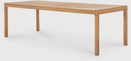 Ethnicraft Tuintafel 'Jack' Teakhout, 300 x 110cm, kleur Naturel - 300 x 110 cm