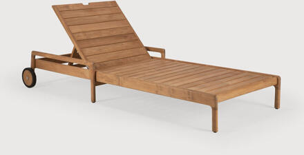 Ethnicraft Verstelbaar Ligbed 'Jack' Teakhout, kleur Naturel