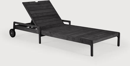 Ethnicraft Verstelbaar Ligbed 'Jack' Teakhout, kleur Zwart